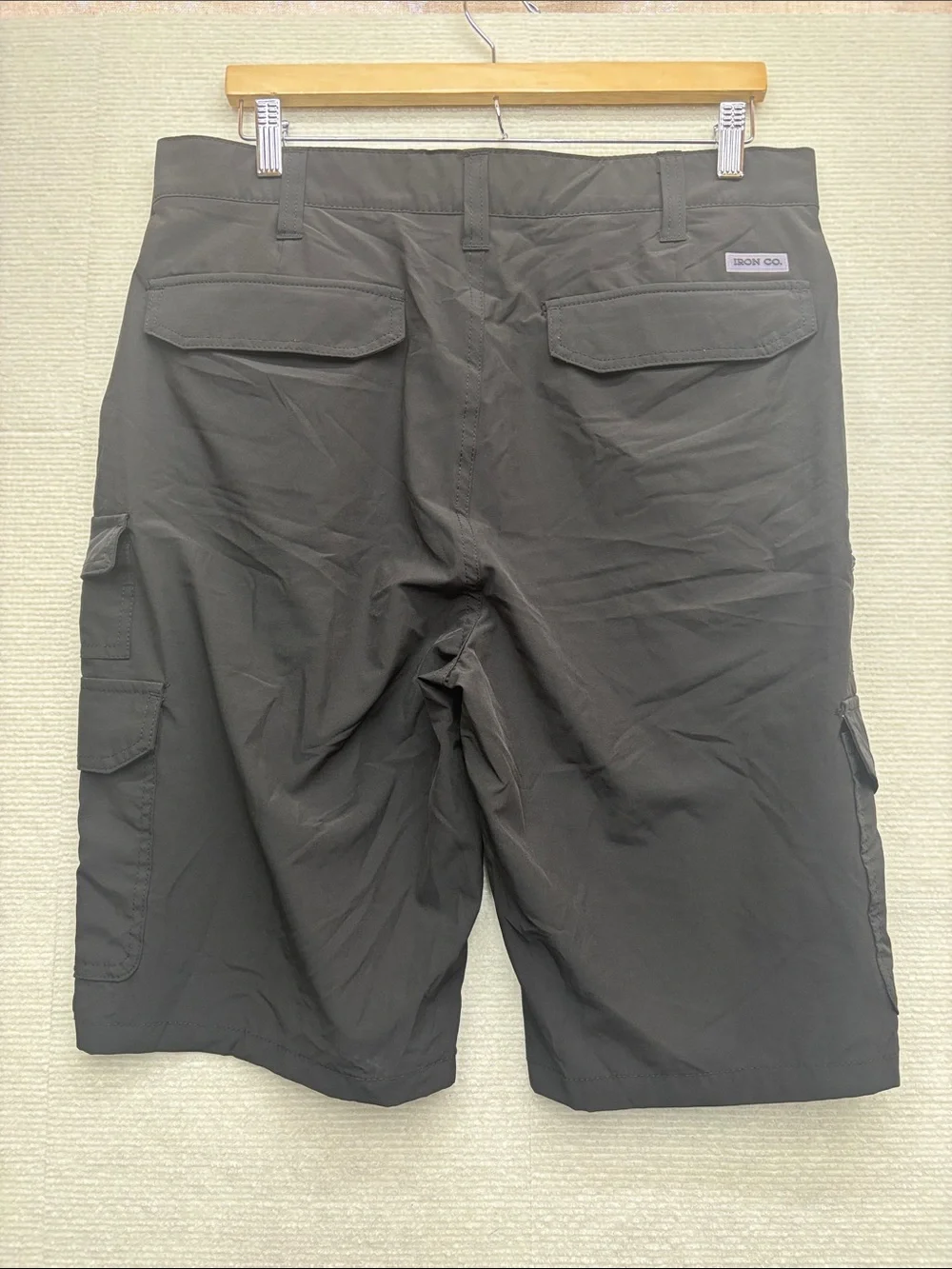 Iron Co | 34 Men's Black Cargo Shorts